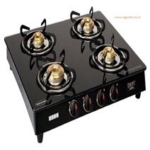 USHA COOKTOP 4 BURNER EBONY GS 4001